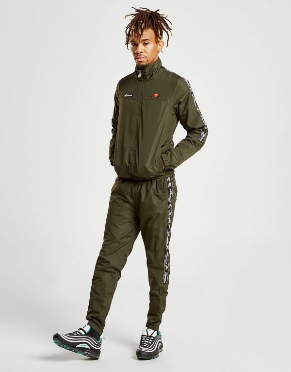 Ellesse Clipio Woven Tracksuit Khaki