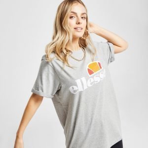 Ellesse Core Boyfriend Logo T-Shirt Harmaa