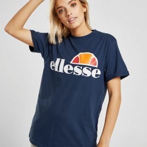 Ellesse Core Boyfriend Logo T-Shirt Laivastonsininen