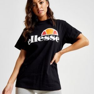 Ellesse Core Boyfriend Logo T-Shirt Musta