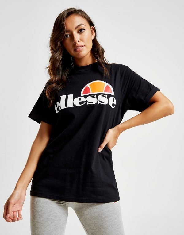 Ellesse Core Boyfriend Logo T-Shirt Musta