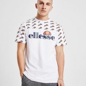 Ellesse Gozzi All Over Print T-Paita Valkoinen