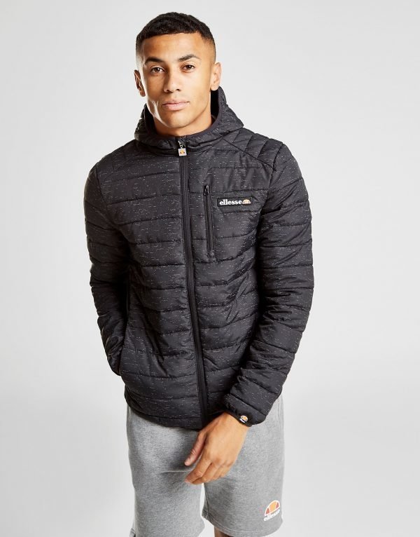 Ellesse Lobinos Reflective Padded Jacket Musta