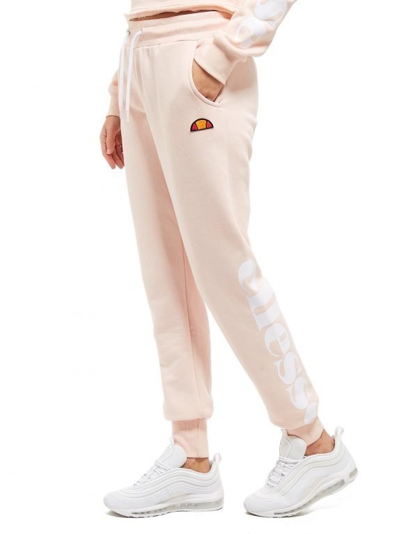 Ellesse Logo Fleece Pants Light Pink