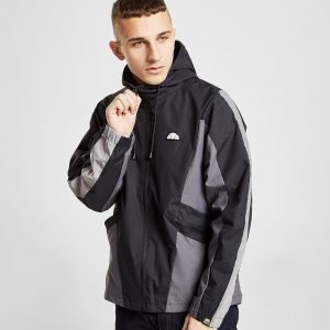 Ellesse Mannio Colour Block Hooded Jacket Musta