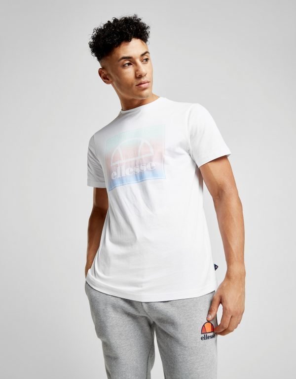 Ellesse Pakio Fade T-Shirt Valkoinen