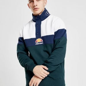 Ellesse Palvino Colour Block 1/4 Zip Track Top Vihreä