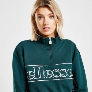 Ellesse Piping Crop 1/2 Zip Sweatshirt Vihreä