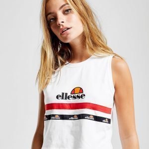 Ellesse Tape Crop Tank Top Valkoinen