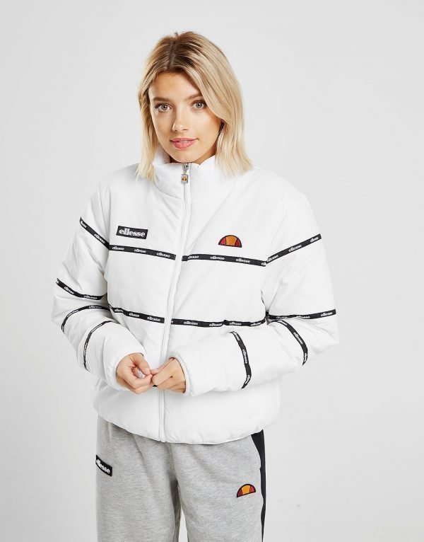 Ellesse Tape Panel Padded Takki Valkoinen