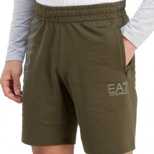 Emporio Armani Ea7 7 Lines Shorts Khaki / White