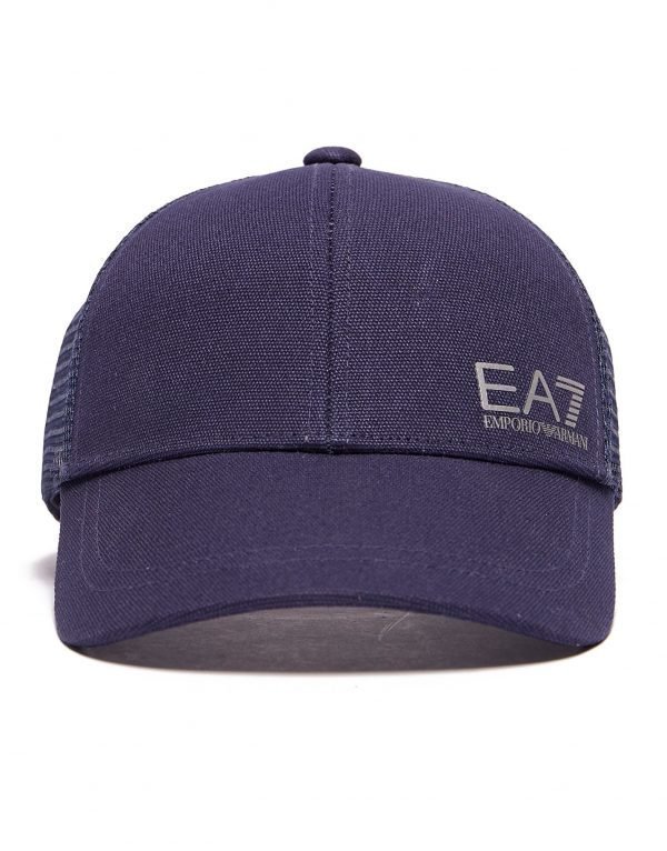 Emporio Armani Ea7 Core Trucker Cap Laivastonsininen