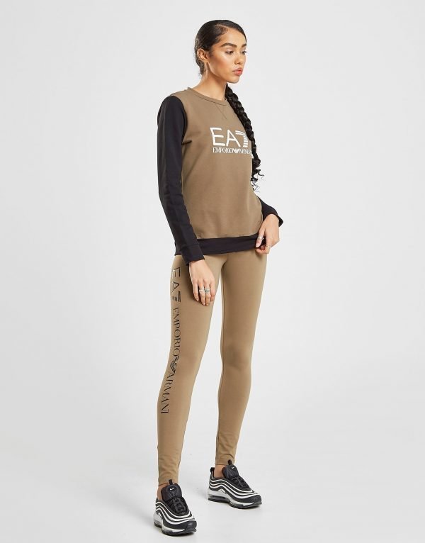 Emporio Armani Ea7 Leggings Ruskea