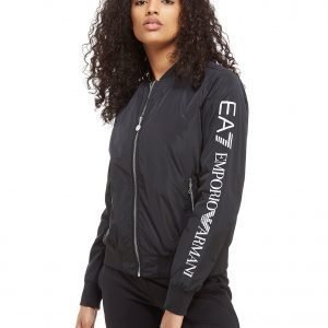 Emporio Armani Ea7 Logo Bomber Takki Musta