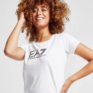 Emporio Armani Ea7 Logo T-Paita Valkoinen