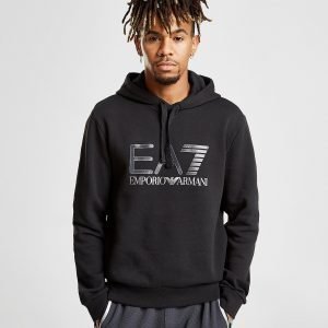 Emporio Armani Ea7 Overhead Carbon Hoodie Musta