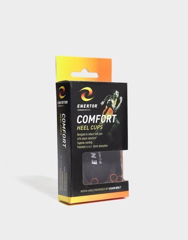 Enertor Comfort Heel Cups Musta