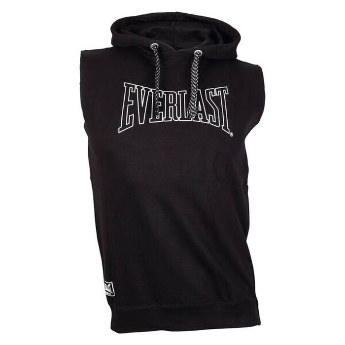 Everlast Sleevless Hoodie Black Large