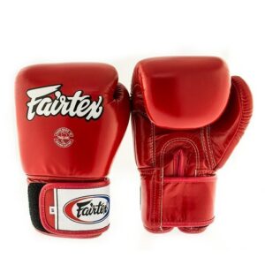 Fairtex BGV1 Classic Universal Muay Thai Glove Red 10 oz