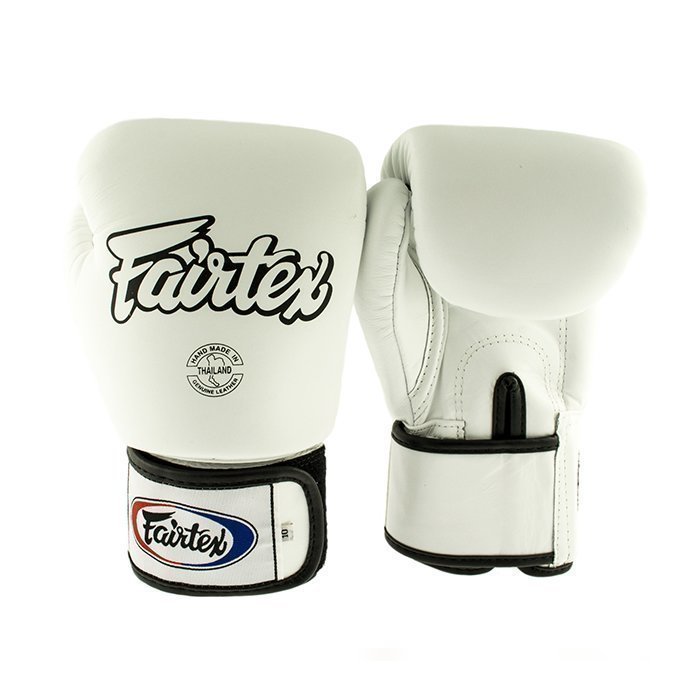 Fairtex BGV1 Classic Universal Muay Thai Glove White 10 oz