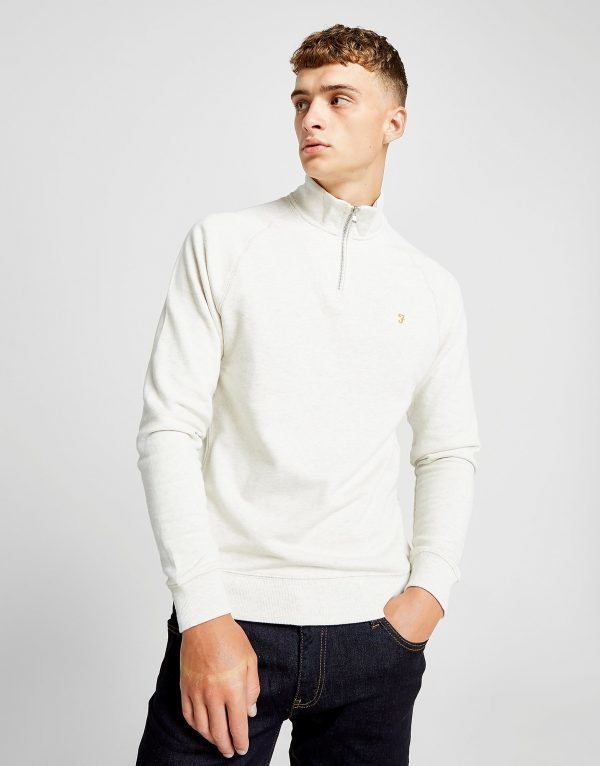 Farah 1/4 Zip Track Top Harmaa