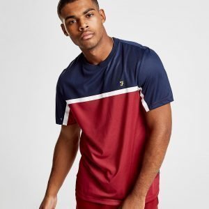 Farah Colour Block T-Shirt Punainen