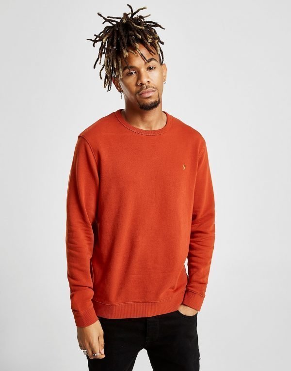 Farah Core Crew Sweatshirt Oranssi