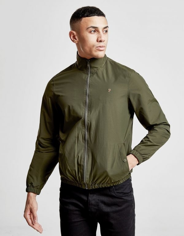 Farah Funnel Jacket Khaki / Yellow