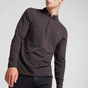 Farah Merri Long Sleeve Shirt Musta