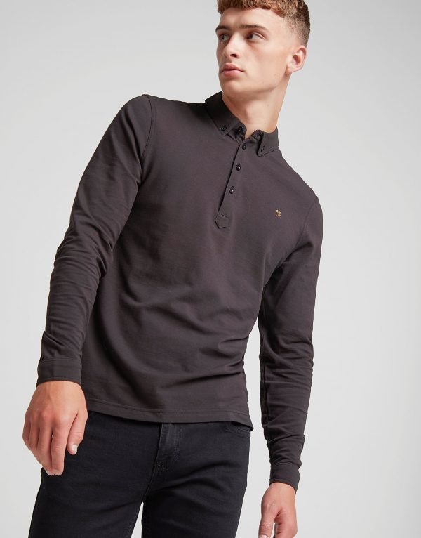 Farah Merri Long Sleeve Shirt Musta