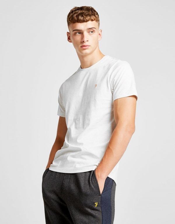 Farah Short Sleeve Denny T-Shirt Valkoinen