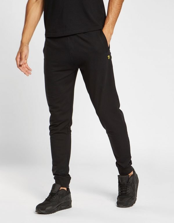 Farah Sport Fleece Track Pants Musta