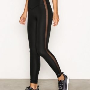 Fashionablefit High Rise Long Tights Treenitrikoot Musta