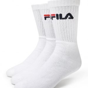 Fila 3 Pack Crew Sports Socks Valkoinen