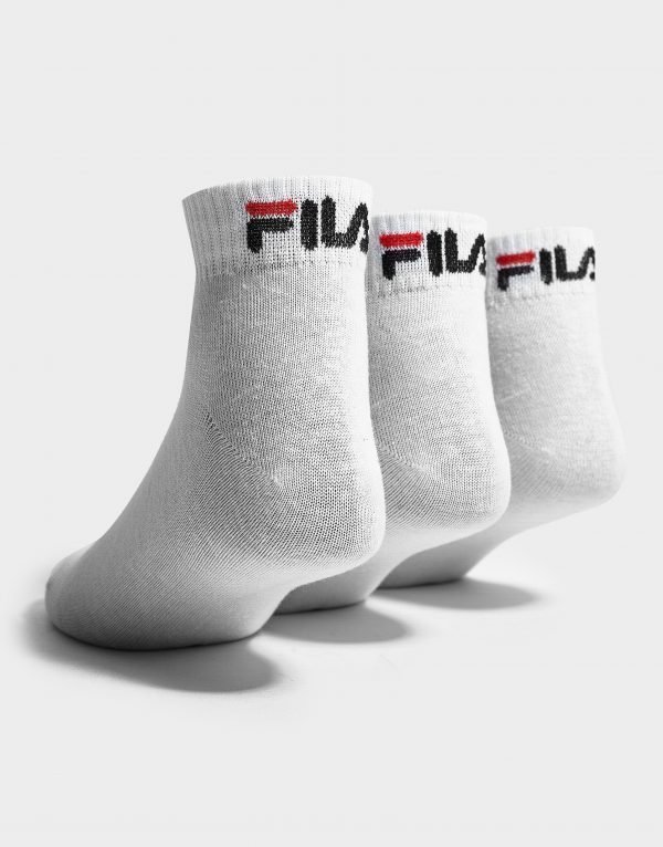 Fila 3-Pack Quarter Sport Socks Valkoinen