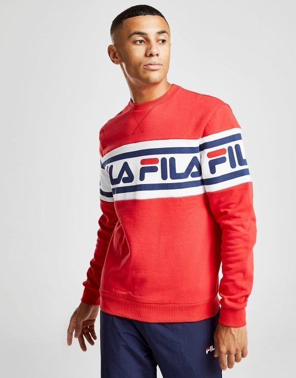 Fila Barclay Crew Sweatshirt Punainen