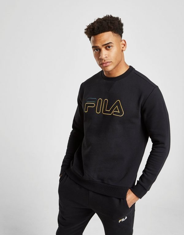 Fila Basil Crew Sweatshirt Musta