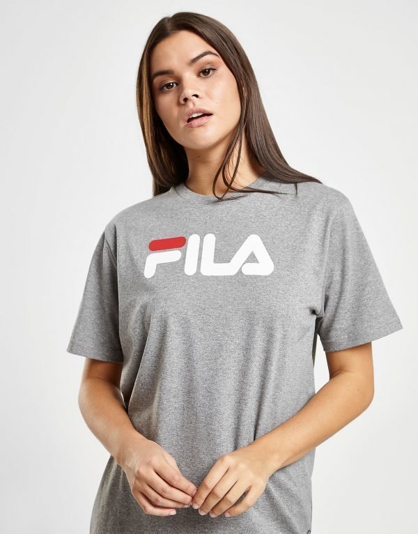Fila Boyfriend Logo T-Shirt Harmaa