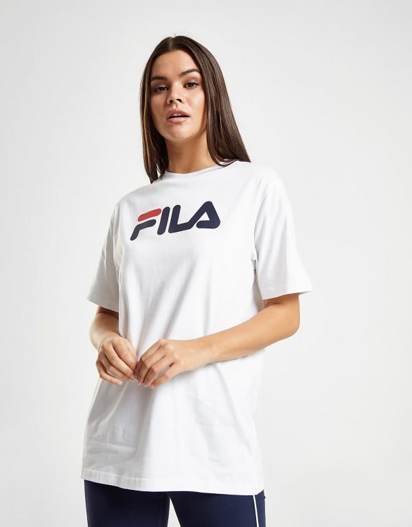 Fila Boyfriend Logo T-Shirt Valkoinen