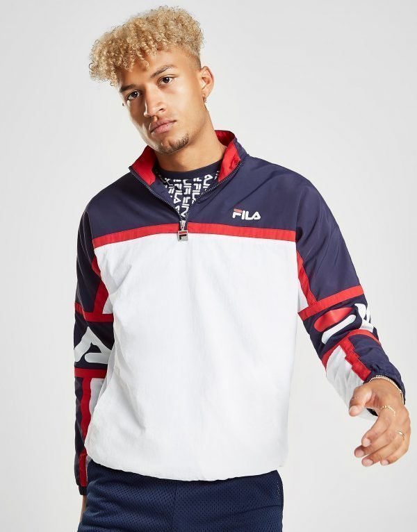 Fila Hadley 1/2 Zip Woven Track Top Valkoinen