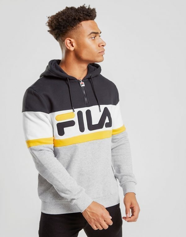 Fila Jasper Fleece Overhead 1/4 Zip Huppari Musta