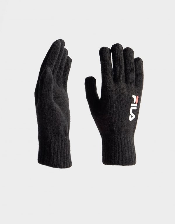 Fila Knit Gloves Musta