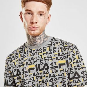 Fila Logan All Over Print T-Shirt Harmaa