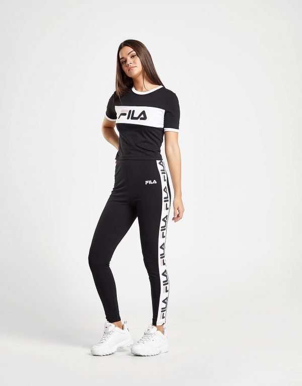 Fila Logo Panel Legginsit Musta