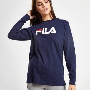 Fila Long Sleeve Boyfriend T-Shirt Laivastonsininen