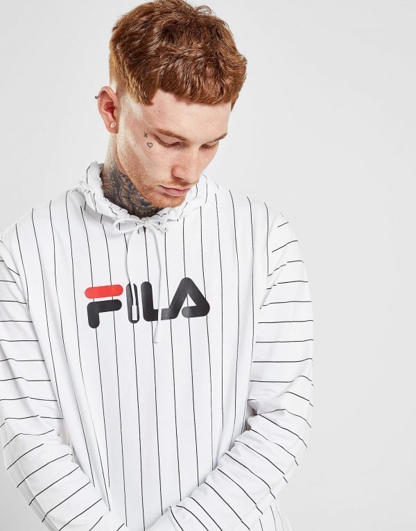 Fila Mario Long Sleeve T-Shirt Valkoinen