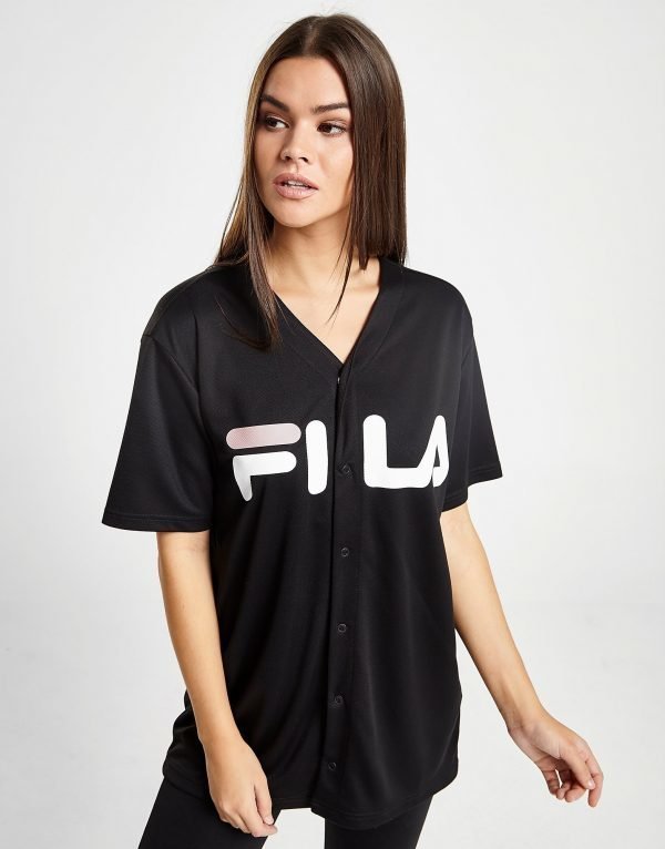 Fila Mesh Baseball T-Shirt Musta