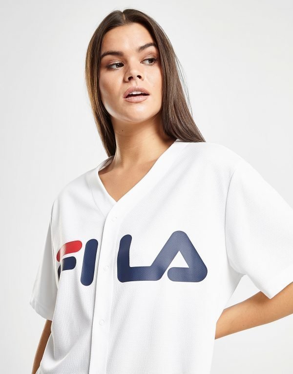 Fila Mesh Baseball T-Shirt Valkoinen