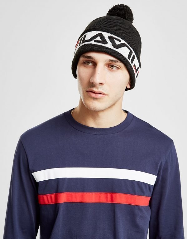 Fila Mixer Pom Beanie Musta