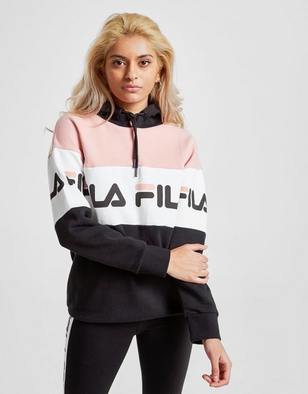 Fila Panel Logo Boyfriend Huppari Musta